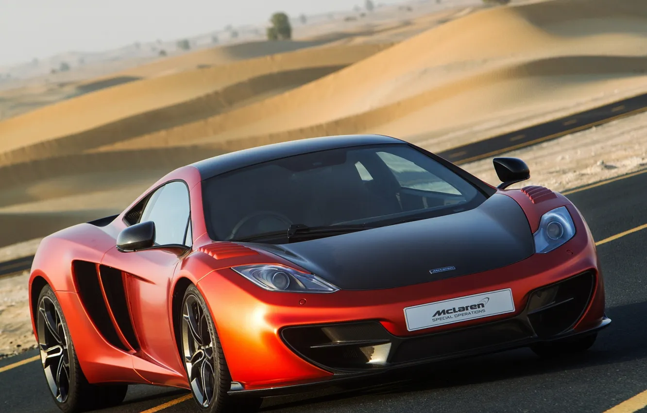 Photo wallpaper McLaren, MP4-12C, Supercar