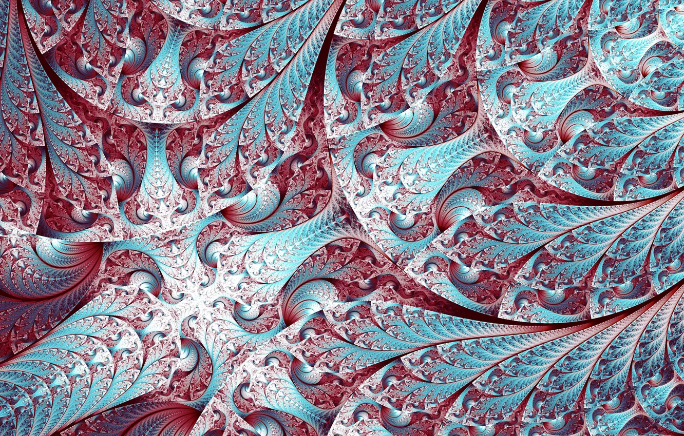 Photo wallpaper blue, pattern, red streaks