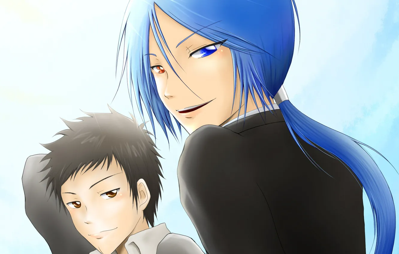 Photo wallpaper anime, art, guy, yamamoto takeshi, Rokudou Mukuro, Katekyo Hitman REBORN!