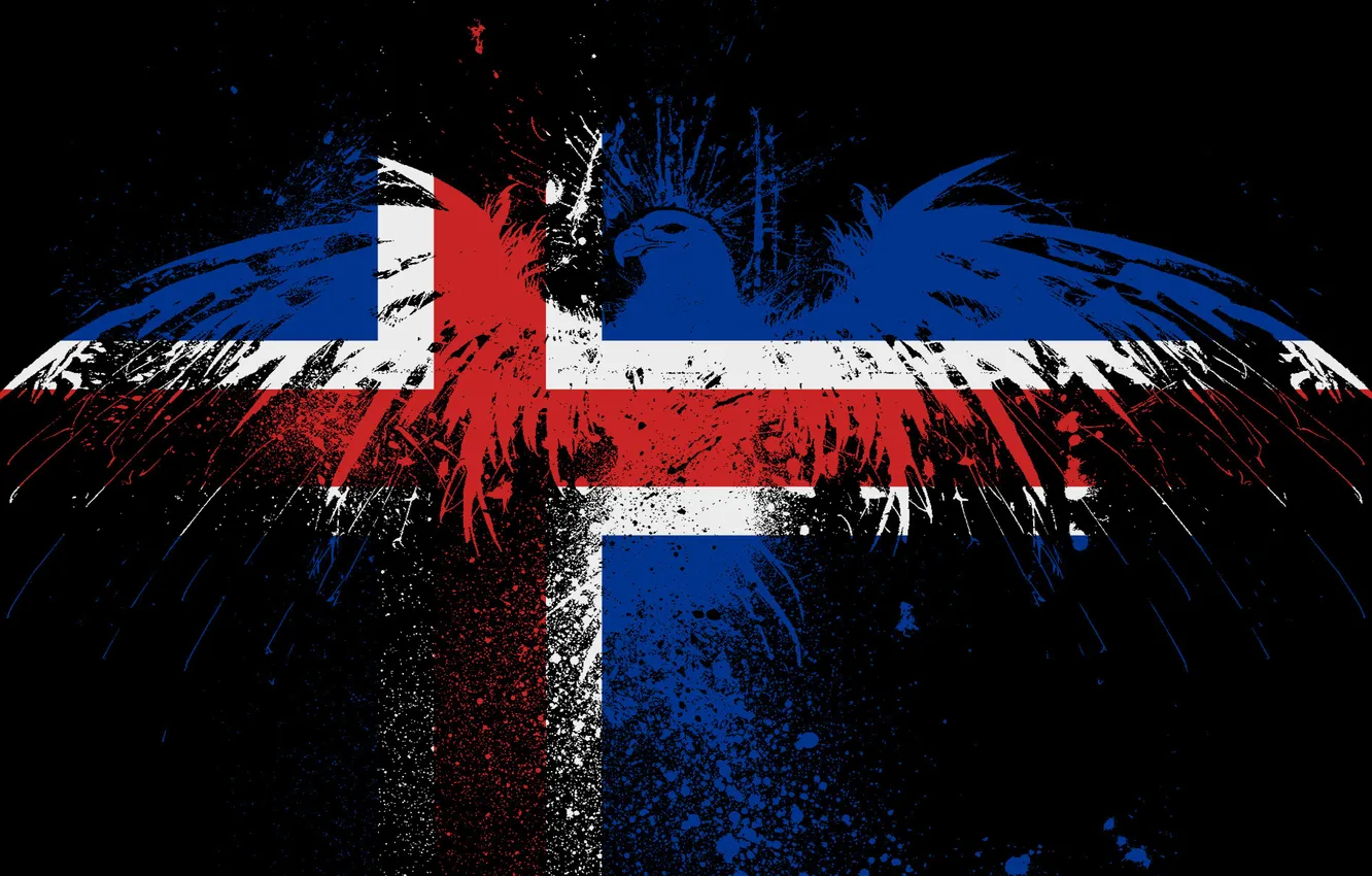 Photo wallpaper style, creative, background, Wallpaper, eagle, texture, flag