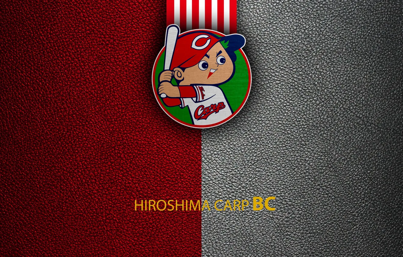 Photo wallpaper wallpaper, sport, logo, baseball, Hiroshima Toyo Carp