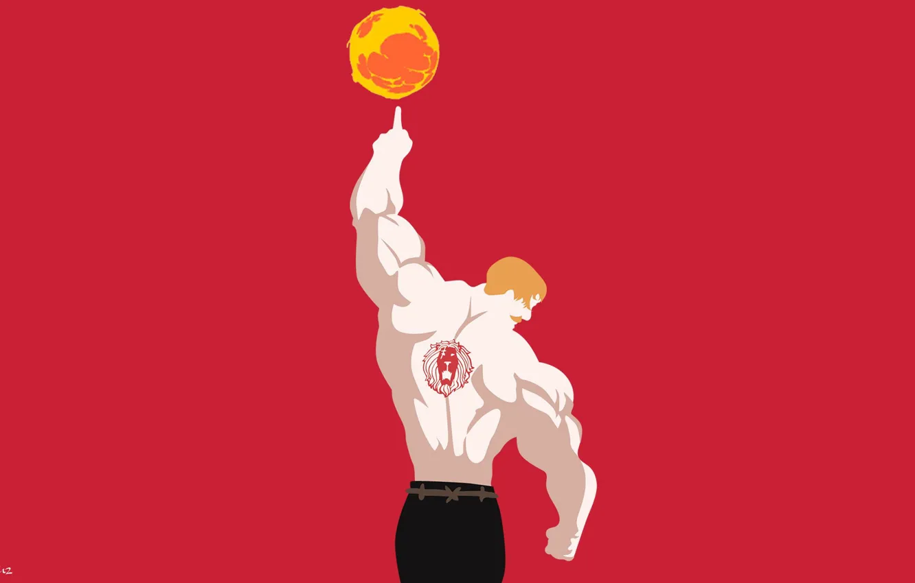 Photo wallpaper game, anime, lion, manga, oriental, asiatic, Nanatsu no Taizai, japonese