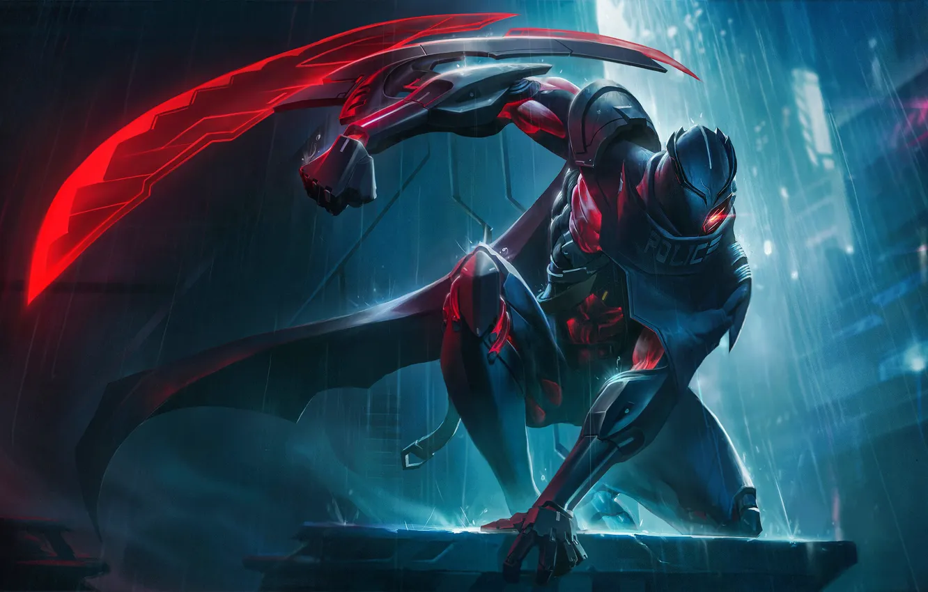 Photo wallpaper robot, cyborg, Arena of Valor, Quillen