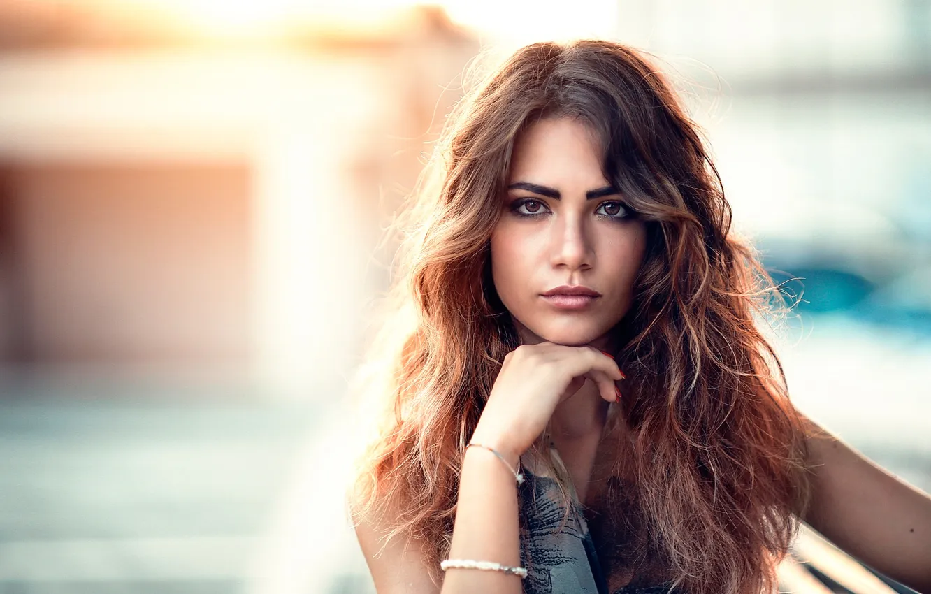 Photo wallpaper sponge, the beauty, Alessandro Di Cicco, Pretty Ary