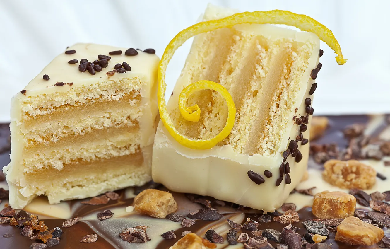 Photo wallpaper white, chocolate, candy, sweets, cake, dessert