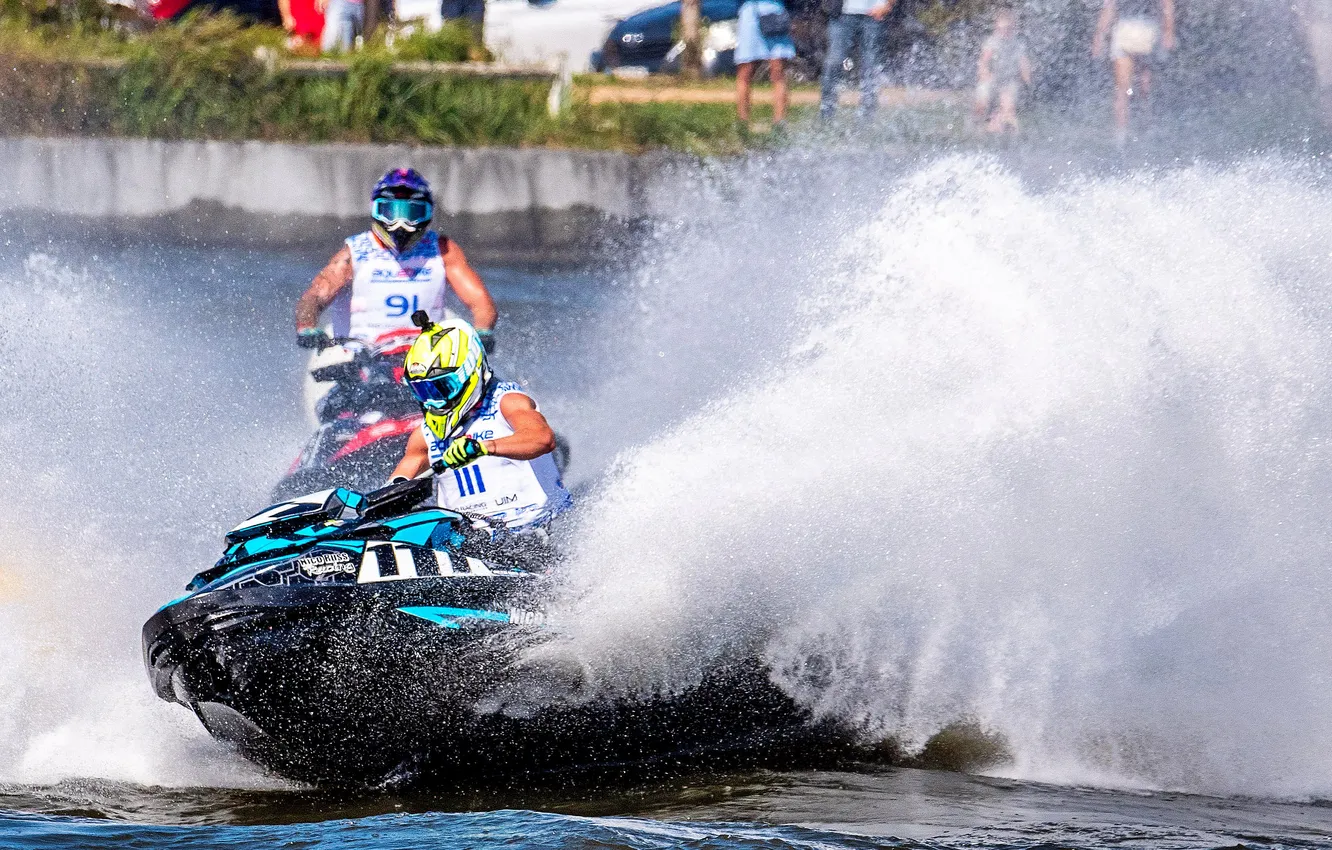 Photo wallpaper speed, boats, races