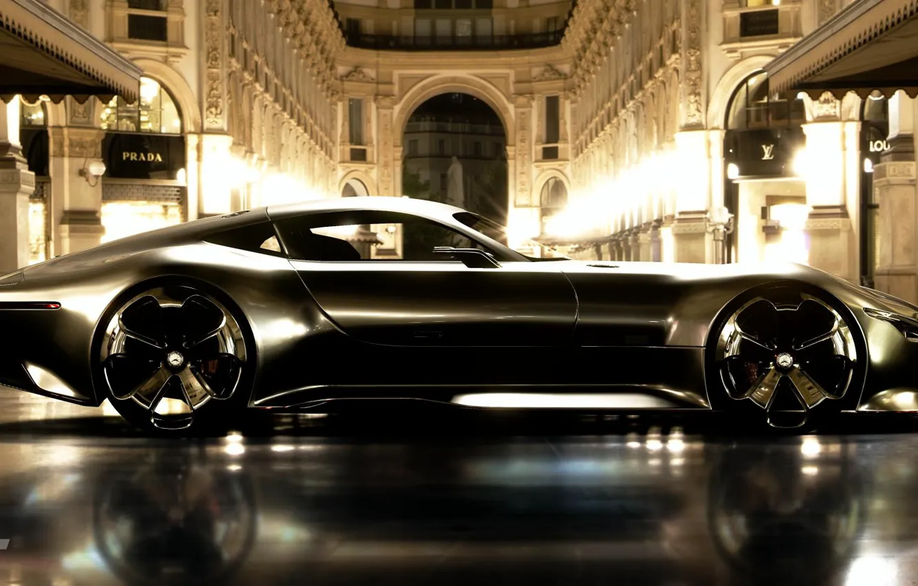 Photo wallpaper Concept, Auto, The concept, Machine, Mercedes, Vision, Gran Turismo Sport