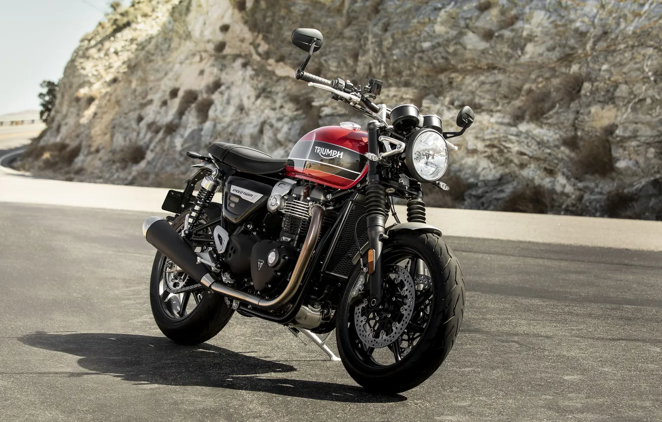 Photo wallpaper speed, Triumph, Twin, 1200