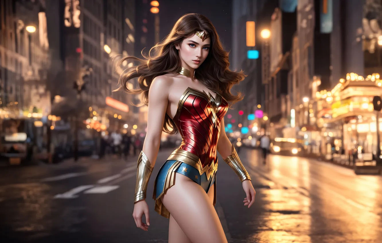 Photo wallpaper woman, Wonder, majesty