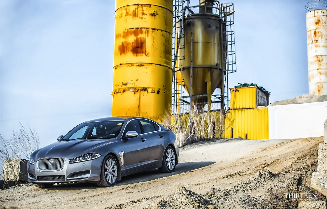 Photo wallpaper sand, machine, auto, Jaguar, slide, photographer, Jaguar, auto