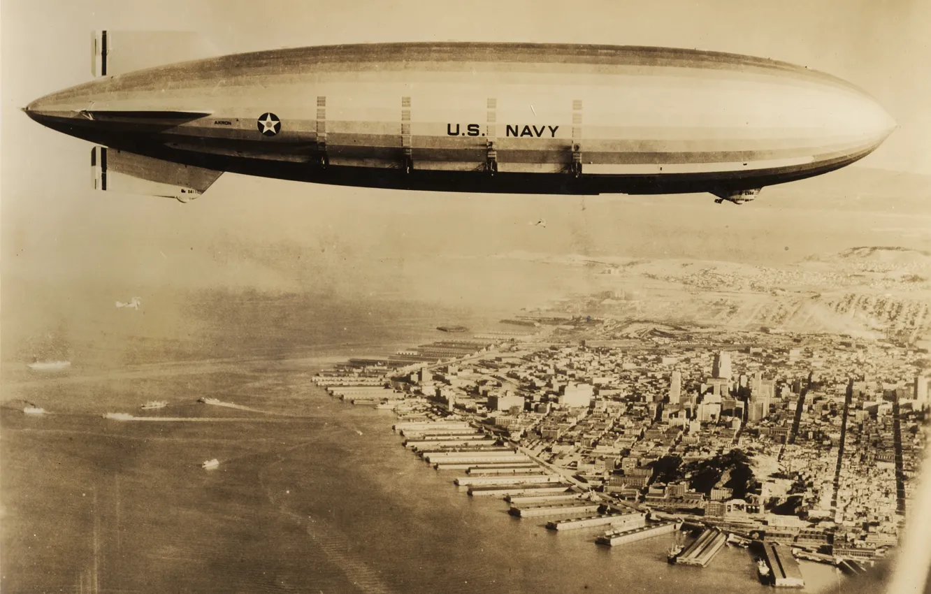 Photo wallpaper the airship, flight, USA, ballooning