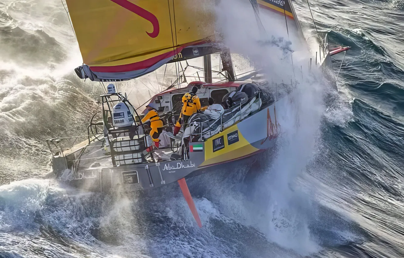 Photo wallpaper race, boat, speed