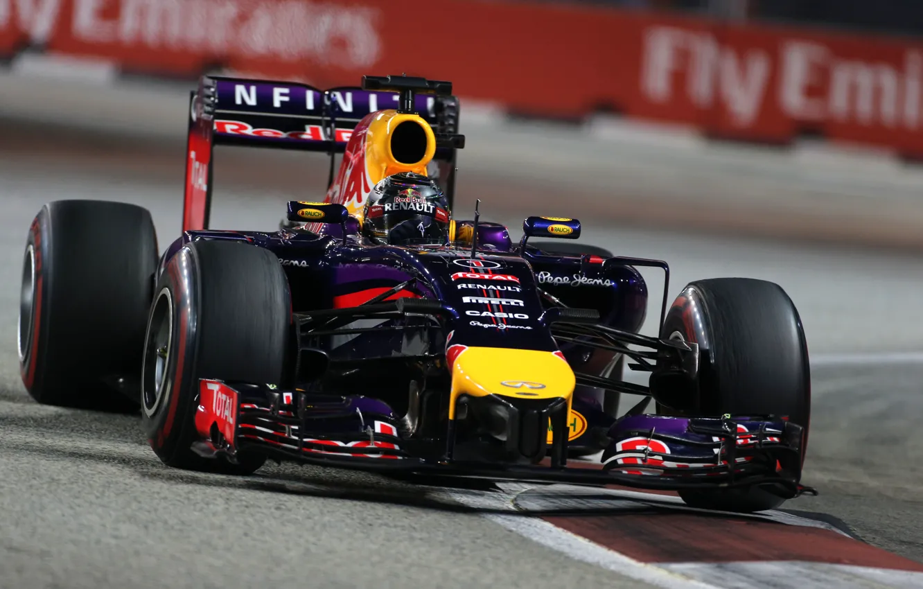 Photo wallpaper Formula 1, Red Bull, Vettel, racer, champion, Sebastian, RB10