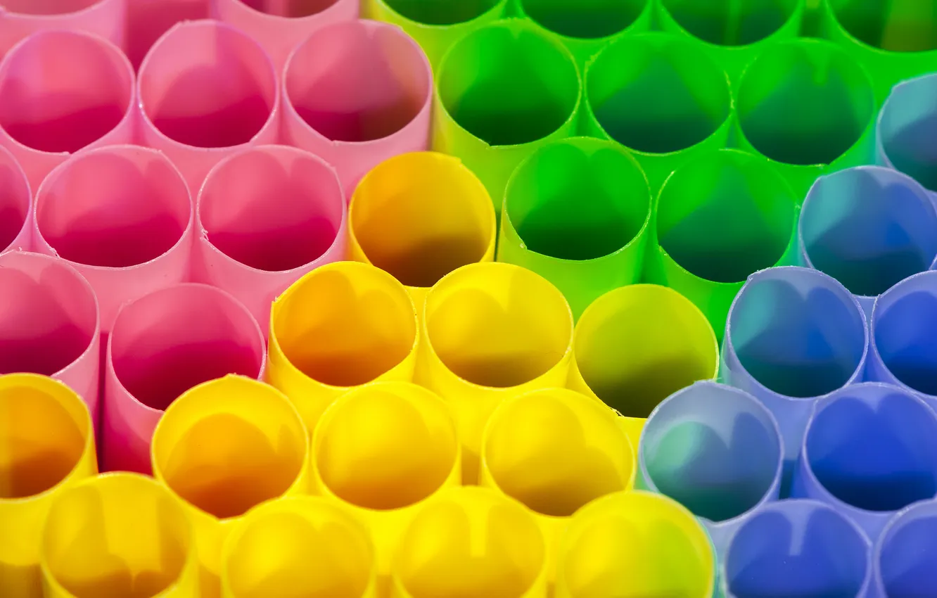 Photo wallpaper sheet, paper, color, tube, rainbow, bending