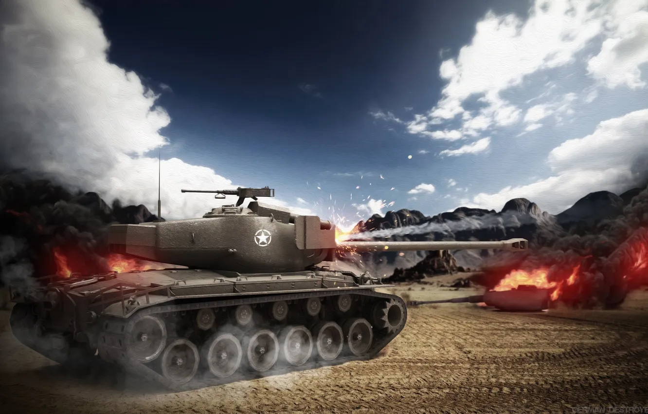 Photo wallpaper tank, USA, USA, WoT, tank, World of Tanks, tanks, World Of Tanks