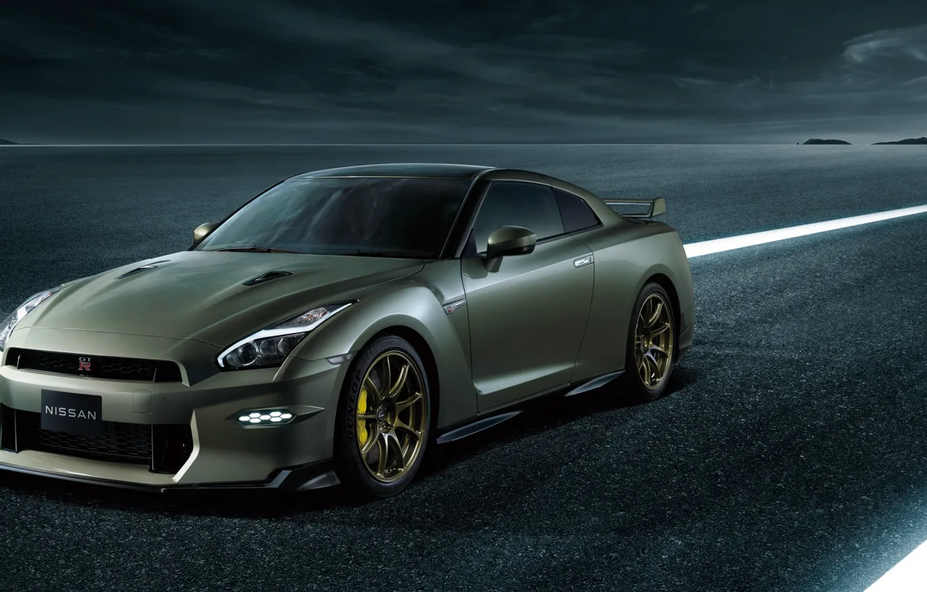 Photo wallpaper Nissan, GT-R, R35, sports car, 2023, Nissan GT-R Premium Edition T-spec