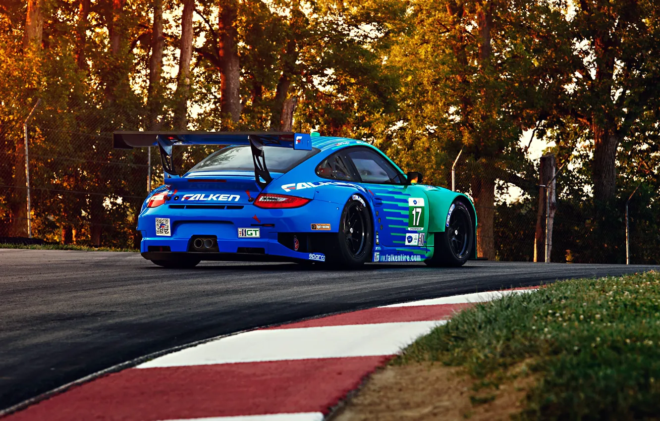 Photo wallpaper 911, Porsche, GT3, RSR, Team, Hawks, Competition, Widebody