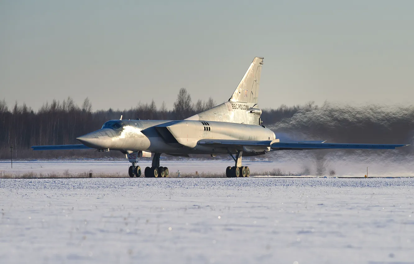 Photo wallpaper the airfield, supersonic, Tu-22M3, submarine bomber