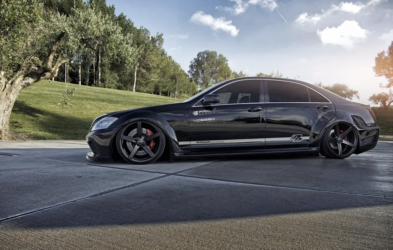 Photo wallpaper 2012, Mercedes Benz, S-Class, Tuned by Prior Design