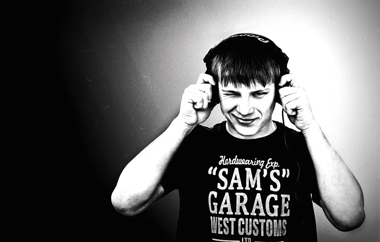 Photo wallpaper headphones, trance, house, pioneer, headphones, progressive, Alex, Alexander