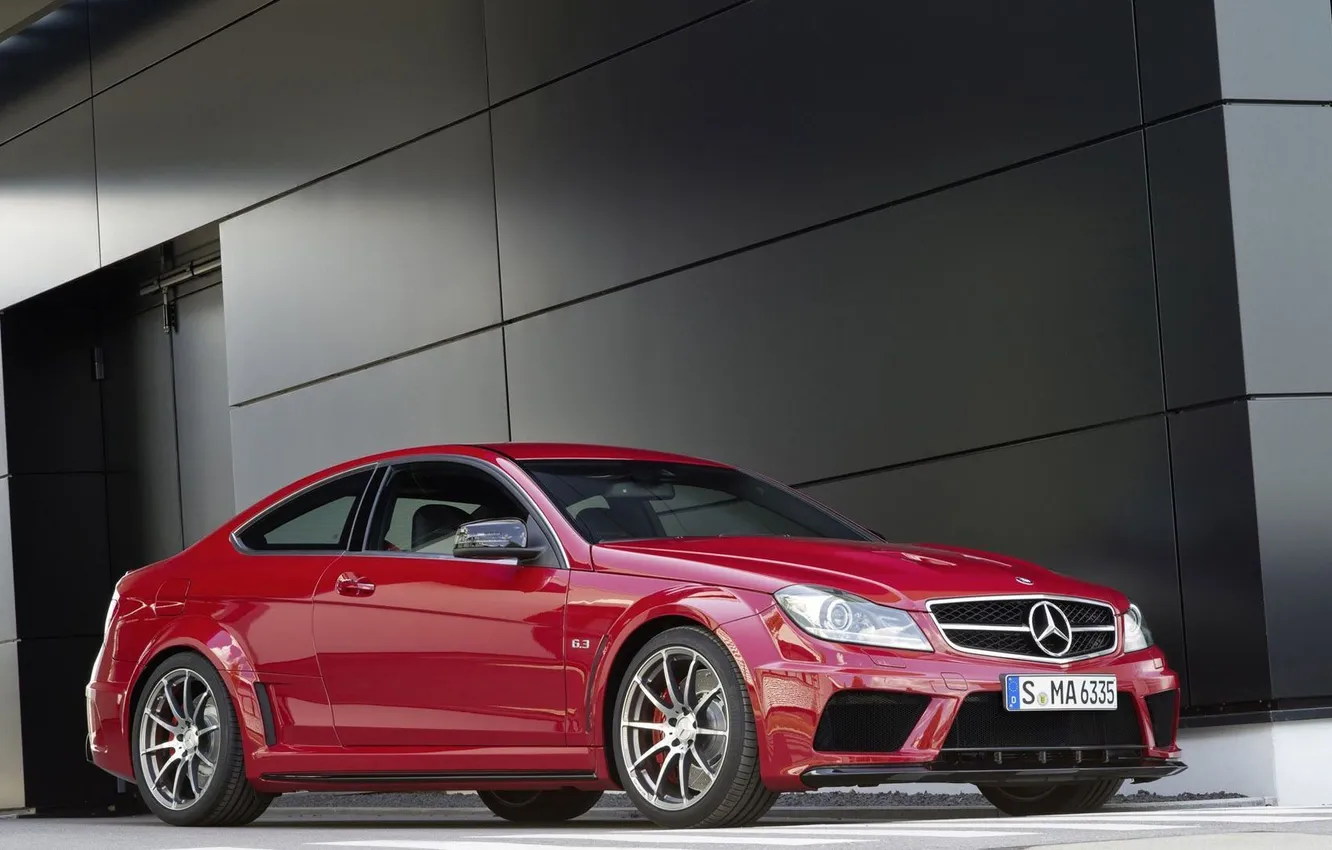 Photo wallpaper Mercedes Benz, AMG, C63