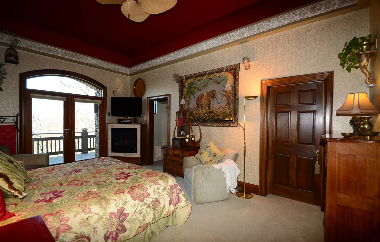 Photo wallpaper design, style, room, interior, bedroom