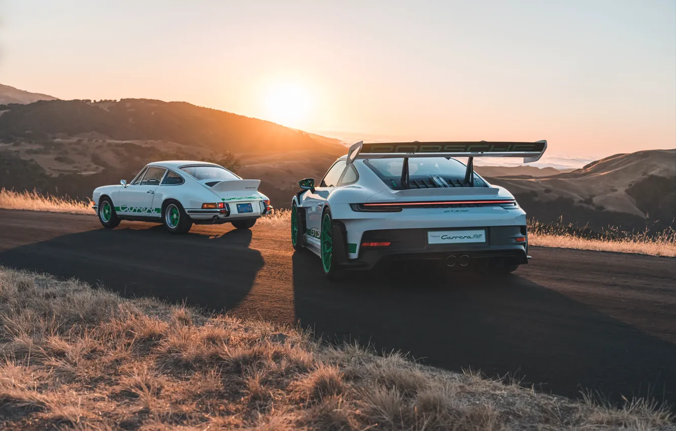 Photo wallpaper 911, Porsche, Porsche, Porsche 911 GT3 RS, Porsche 911 Carrera RS, Tribute to Carrera RS