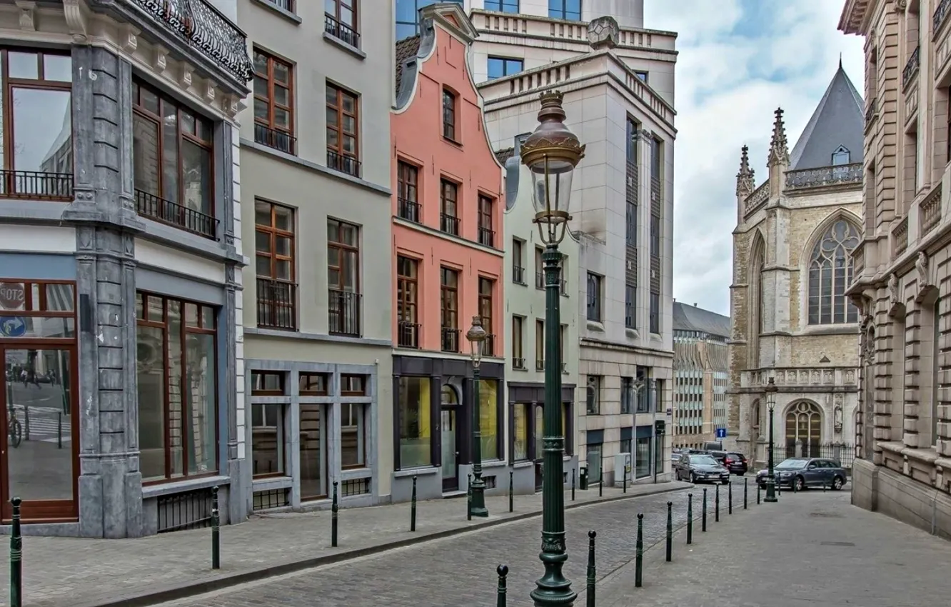 Photo wallpaper city, photography, landscape, old, Belgium, architecture, capital, Town