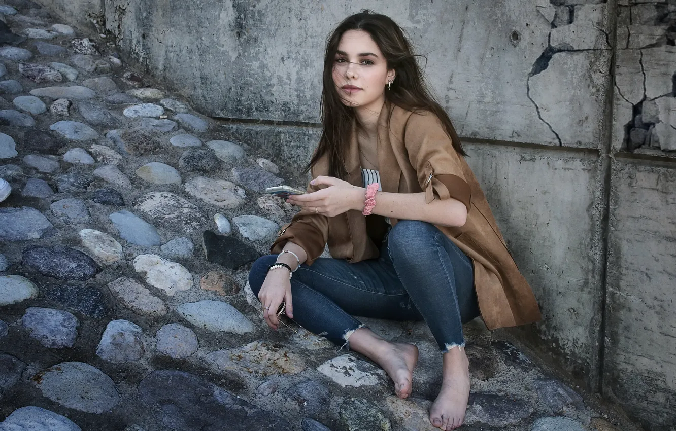 Photo wallpaper girl, street, Fatima