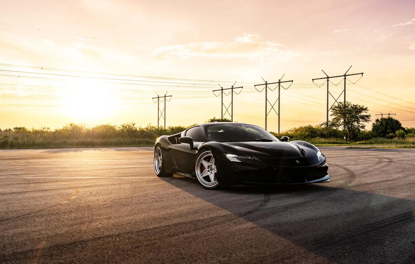 Photo wallpaper Ferrari, SF90