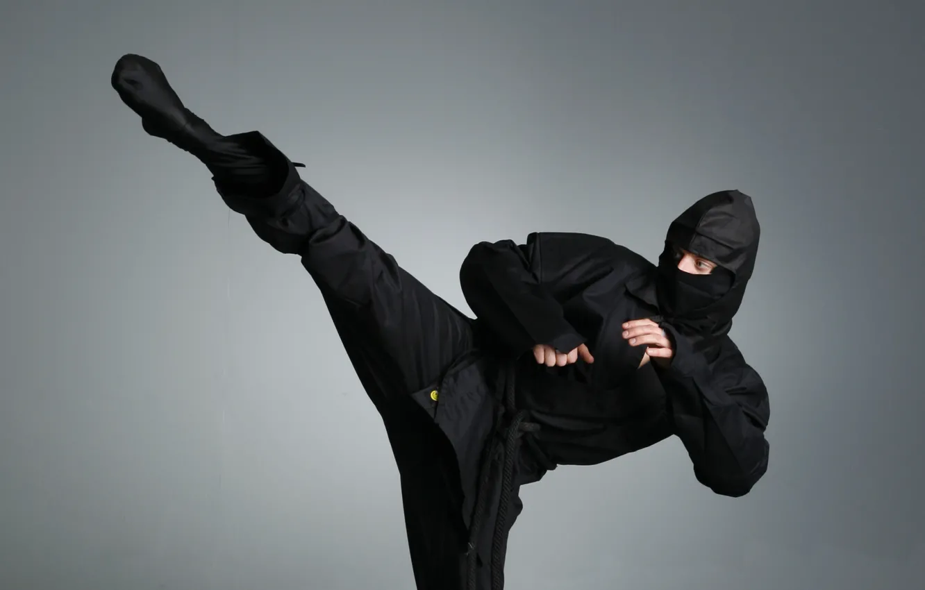 Photo wallpaper ninja, ninja, shinobi, black suit