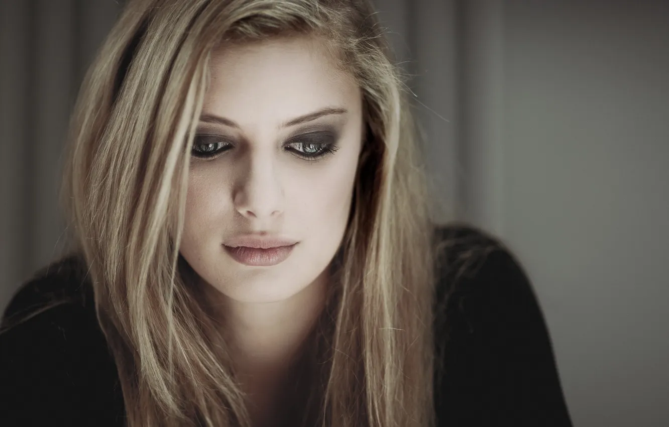 Photo wallpaper girl, portrait, beauty