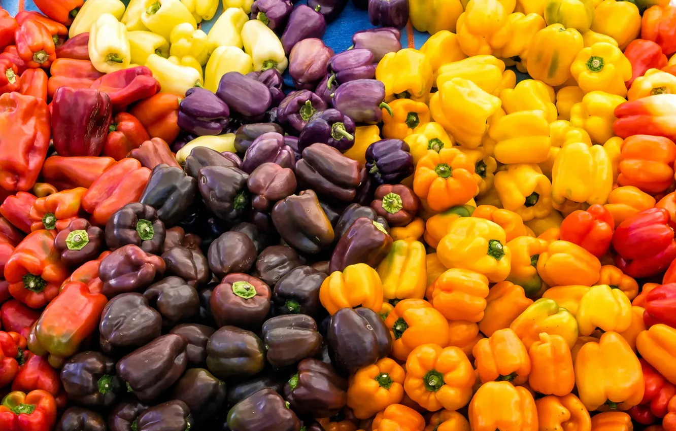 Photo wallpaper food, vegetables, paprika