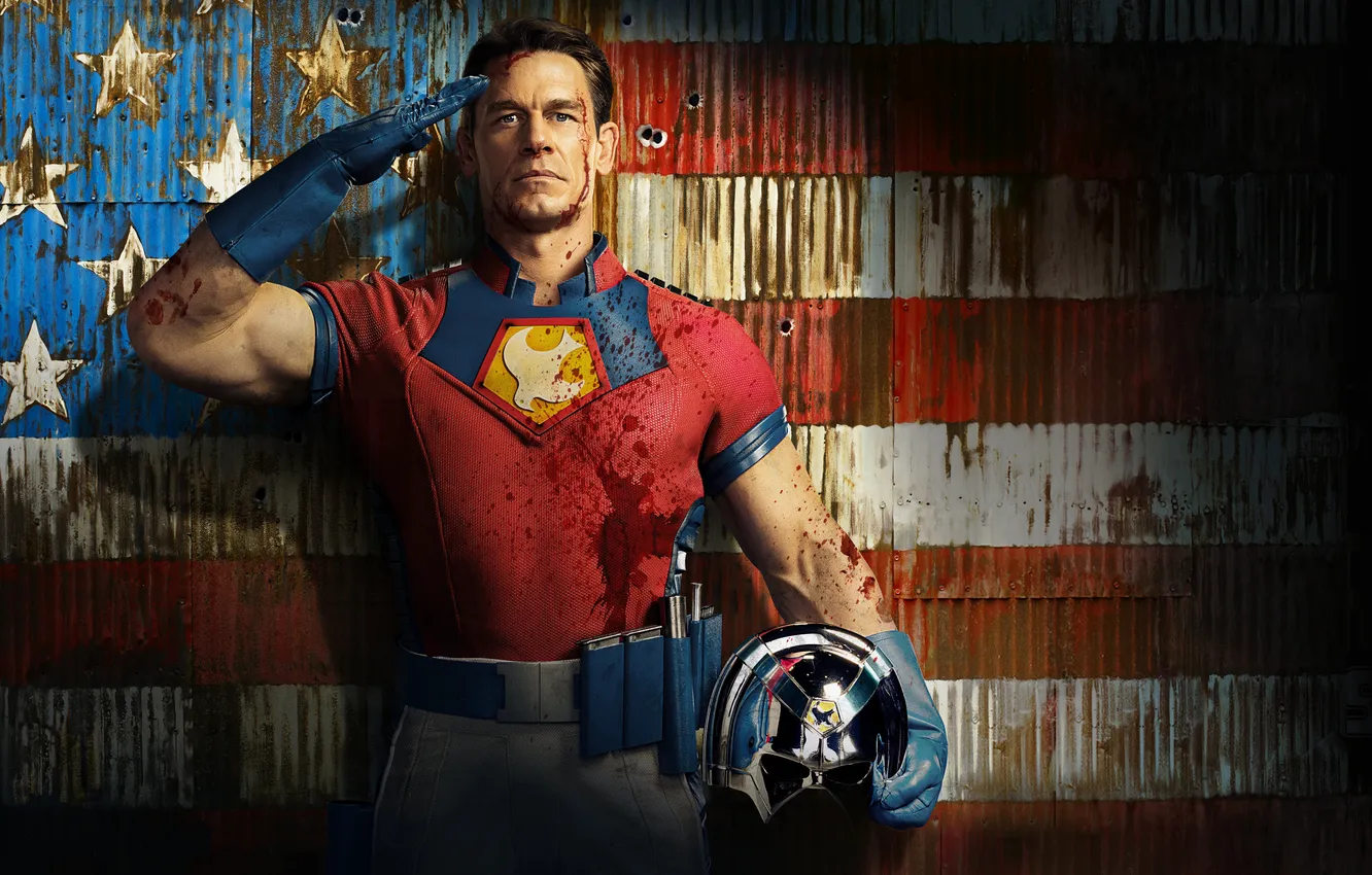Photo wallpaper costume, helmet, the series, poster, comic, DC Comics, John Cena, John Cena