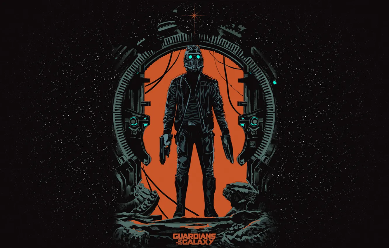 Photo wallpaper Marvel Comics, Peter Quill, Star-Lord, Guardians of the Galaxy, Star Lord