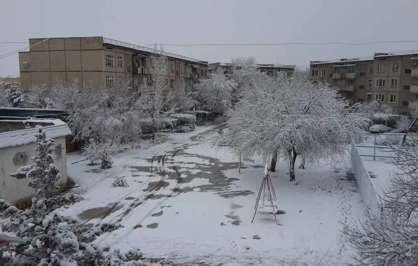 Photo wallpaper winter, snow, Uzbekistan, uzbekistan, sneg, Navai, Nawai, Zima