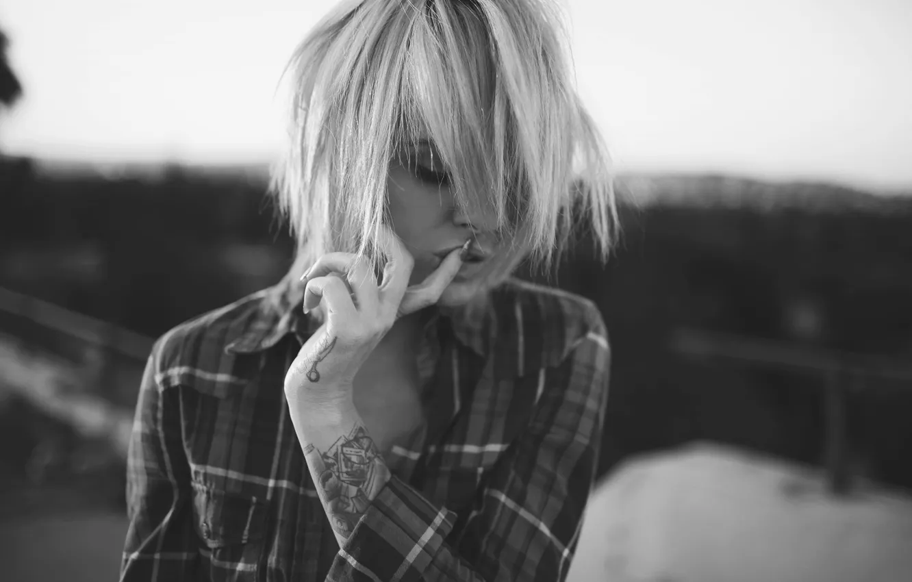 Photo wallpaper mood, tattoo, beauty, manicure, Alysha Nett