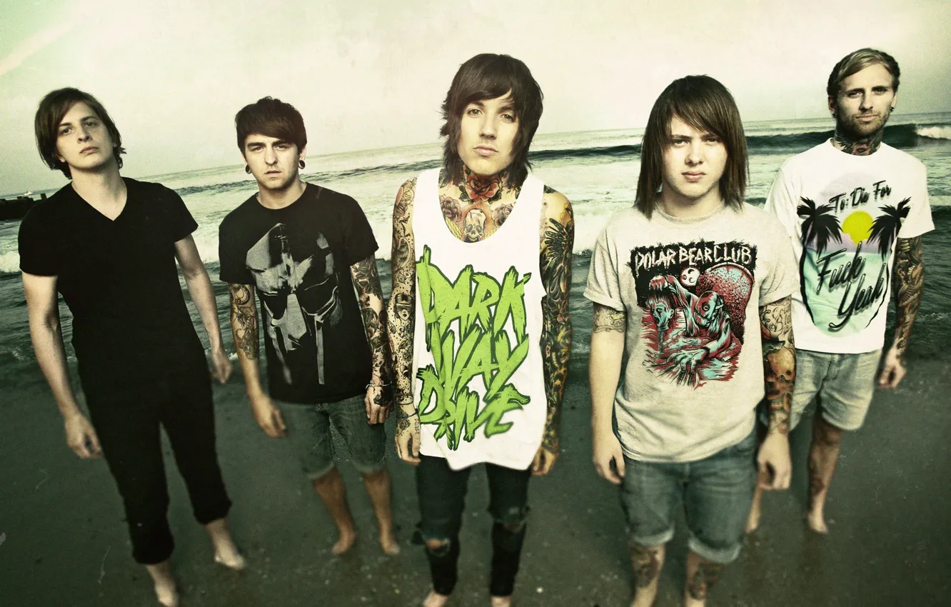 Photo wallpaper deathcore, Bring Me The Horizon, metalcore, post-hardcore, Oliver Sykes, Oliver Sykes