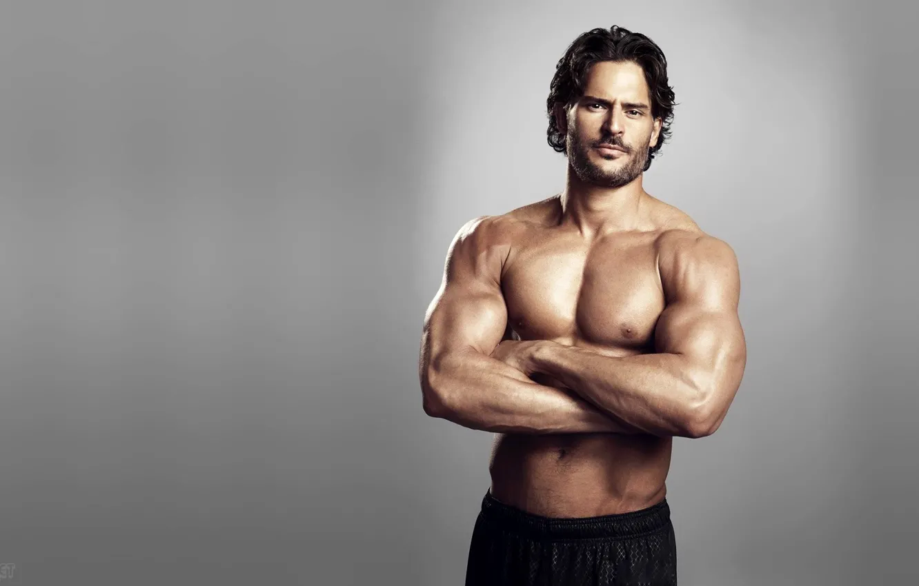 Photo wallpaper body, male, beautiful, torso, muscle, strong, press, Joe Manganiello