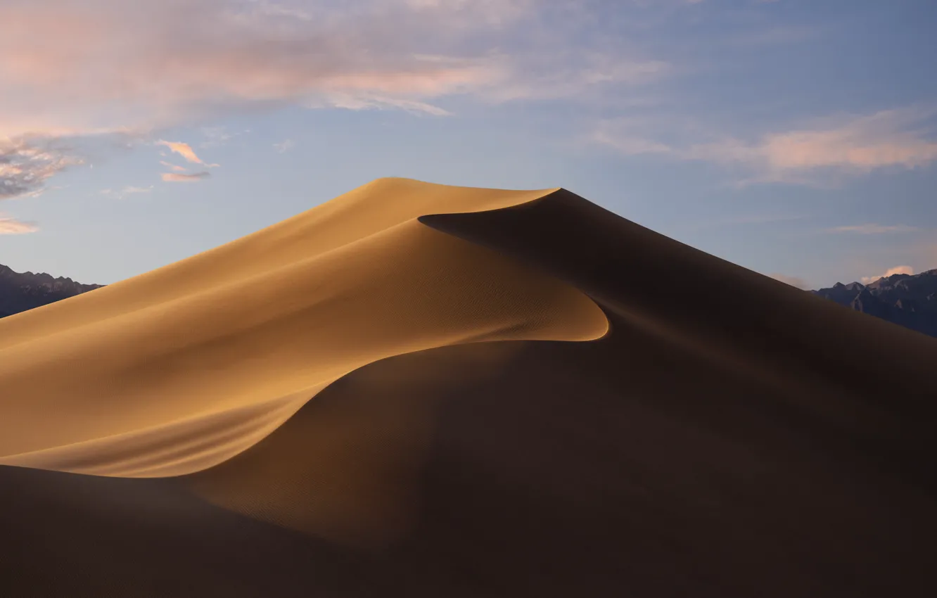 Photo wallpaper Sand, Desert, Landscape, Mojave, macOS Mojave