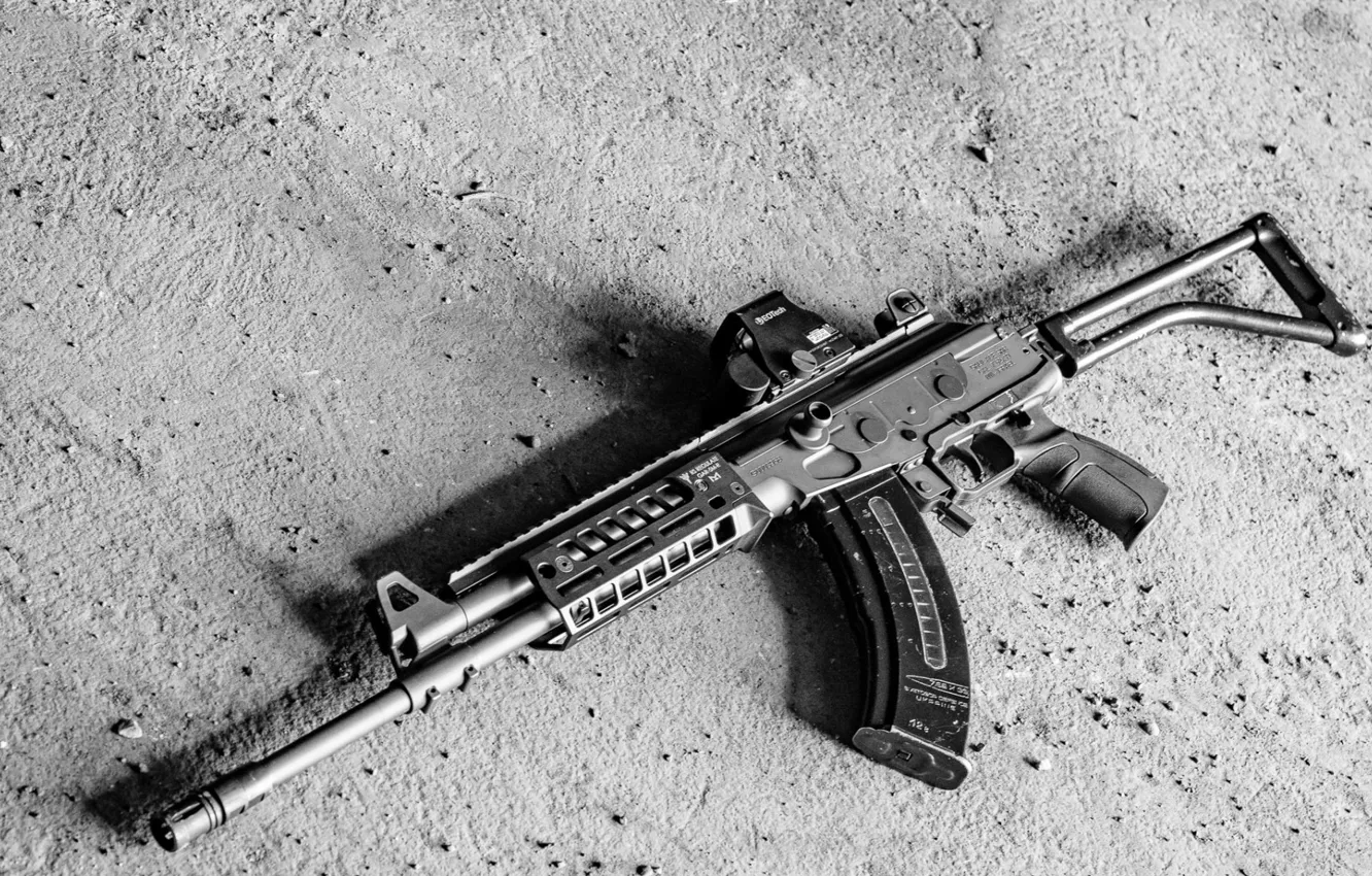 Photo wallpaper weapons, machine, gun, weapon, custom, custom, assault rifle, assault rifle