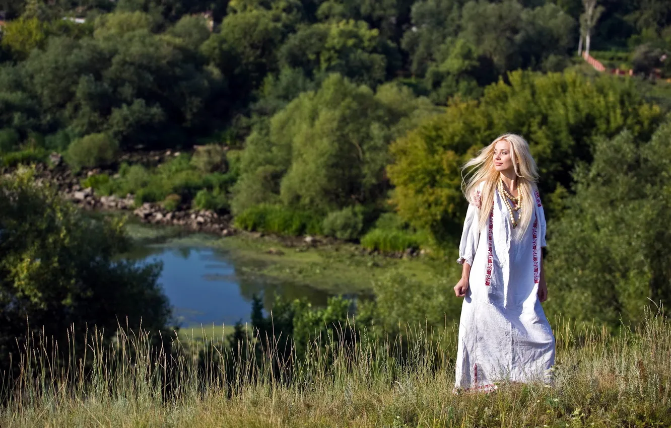 Photo wallpaper summer, girl, beauty