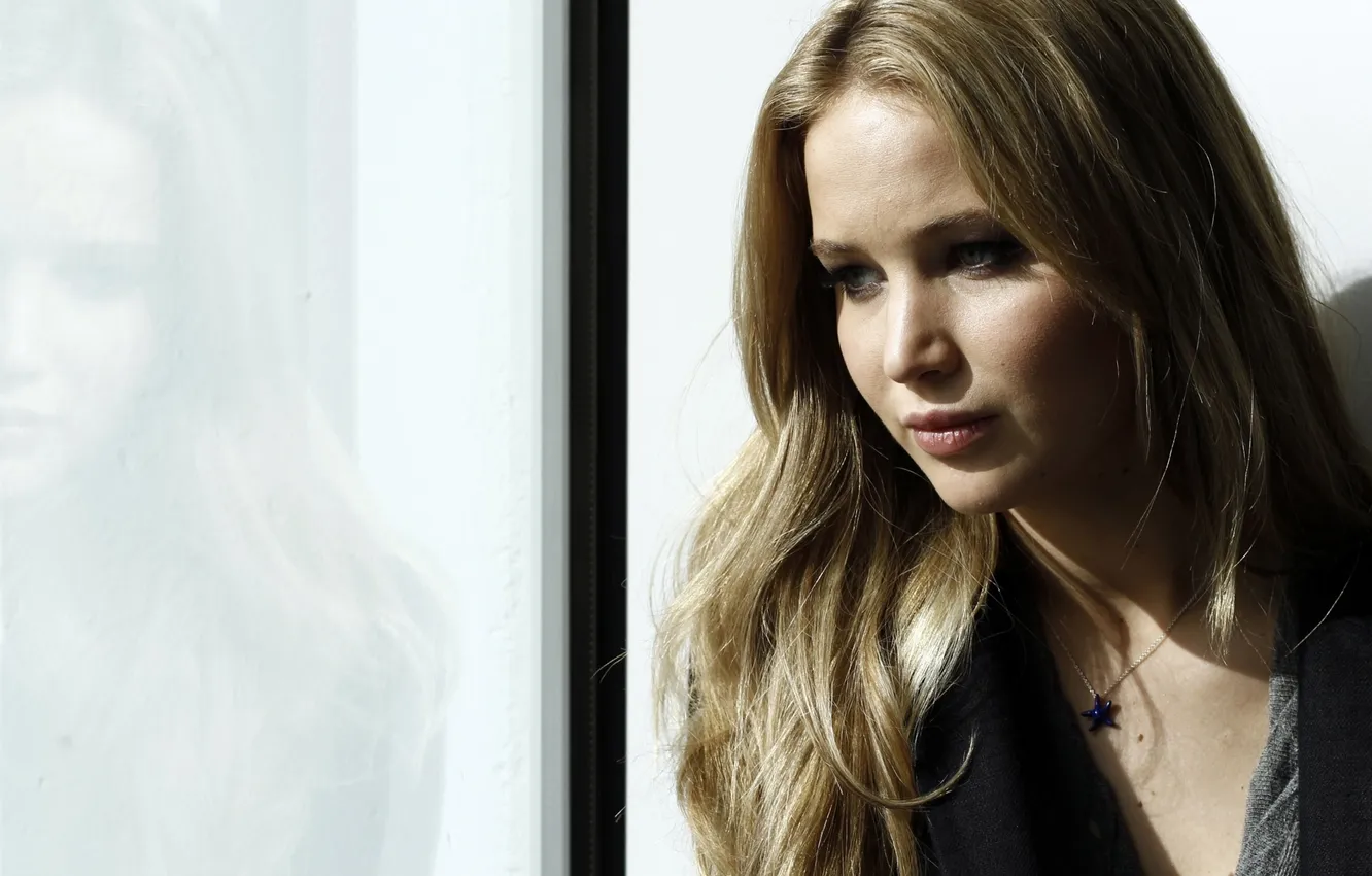 Photo wallpaper actress, blonde, Jennifer Lawrence, The hunger games, the main character