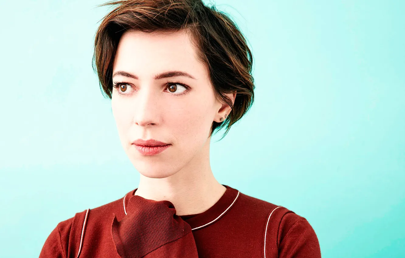 Photo wallpaper photoshoot, Rebecca Hall, Rebecca Hall, for the film, Christine