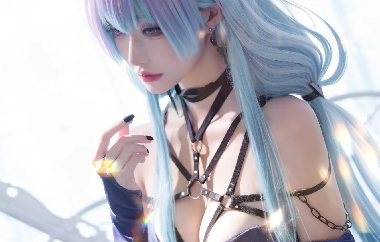 Photo wallpaper look, portrait, Asian, gesture, beautiful girl, cosplay, The Way to Nowhere