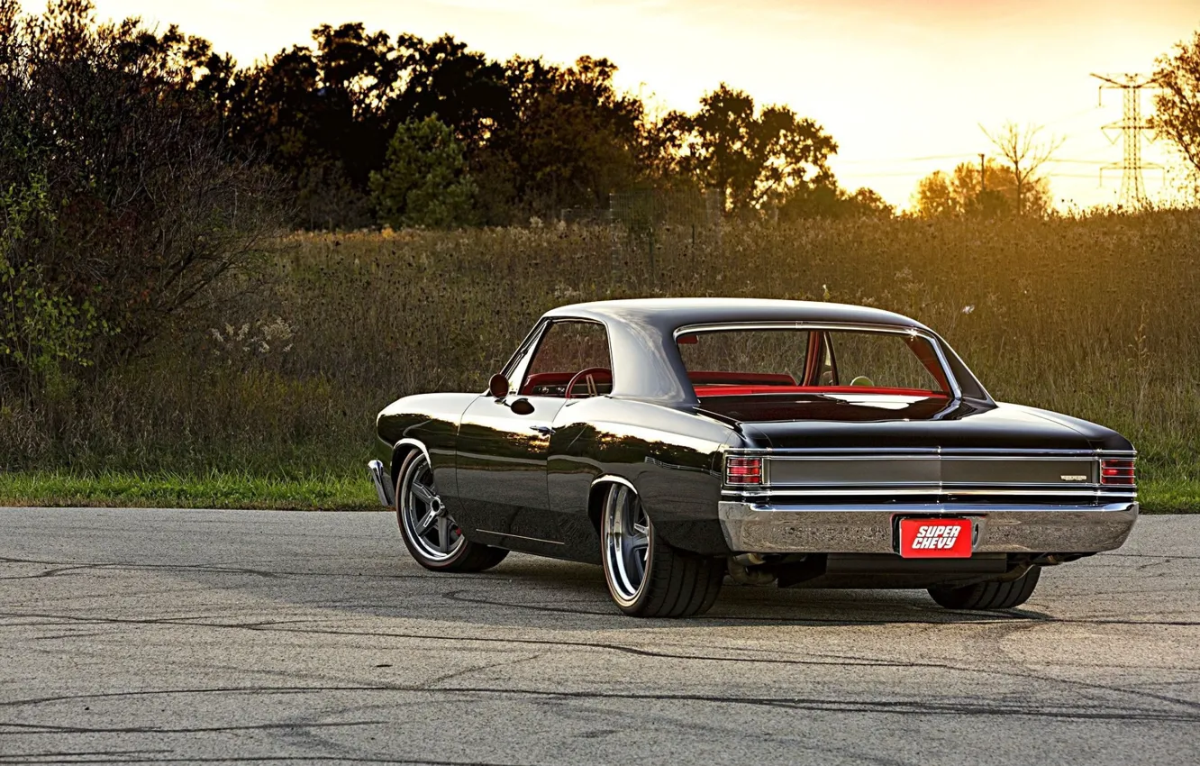 Photo wallpaper Chevy, Chevelle, Muscle car, Vehicle