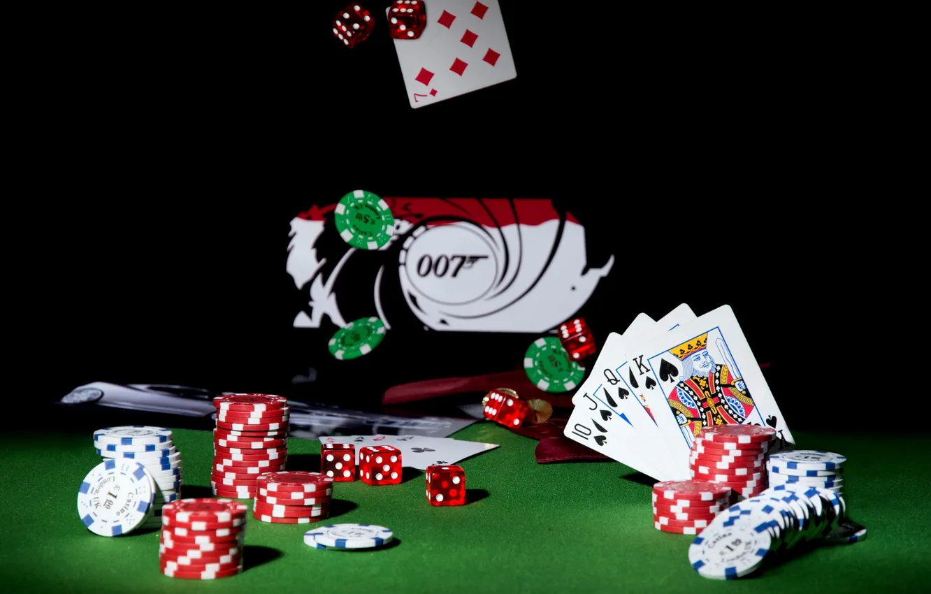 Photo wallpaper map, chips, bones