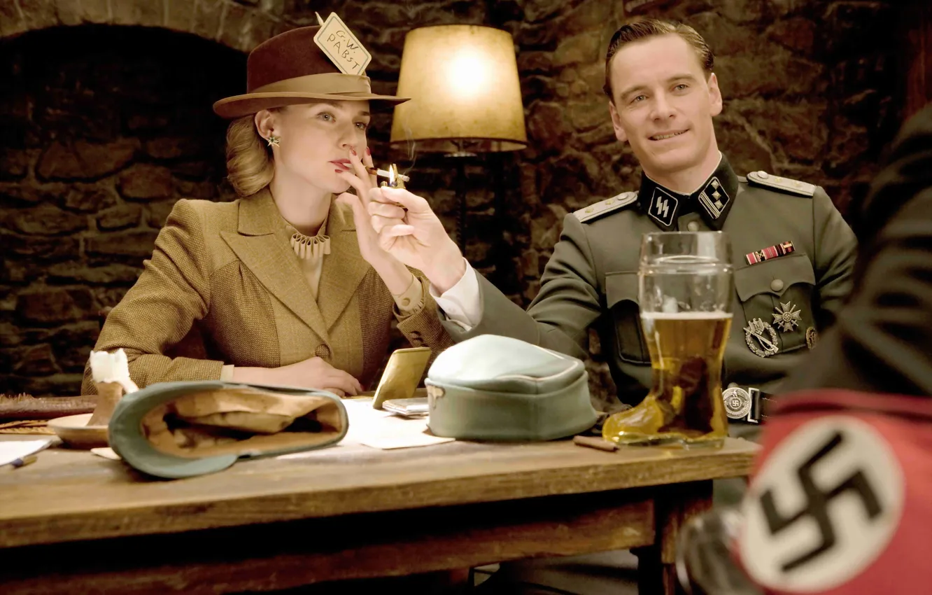 Photo wallpaper the film, Inglourious Basterds, the Germans, dinner, Frau
