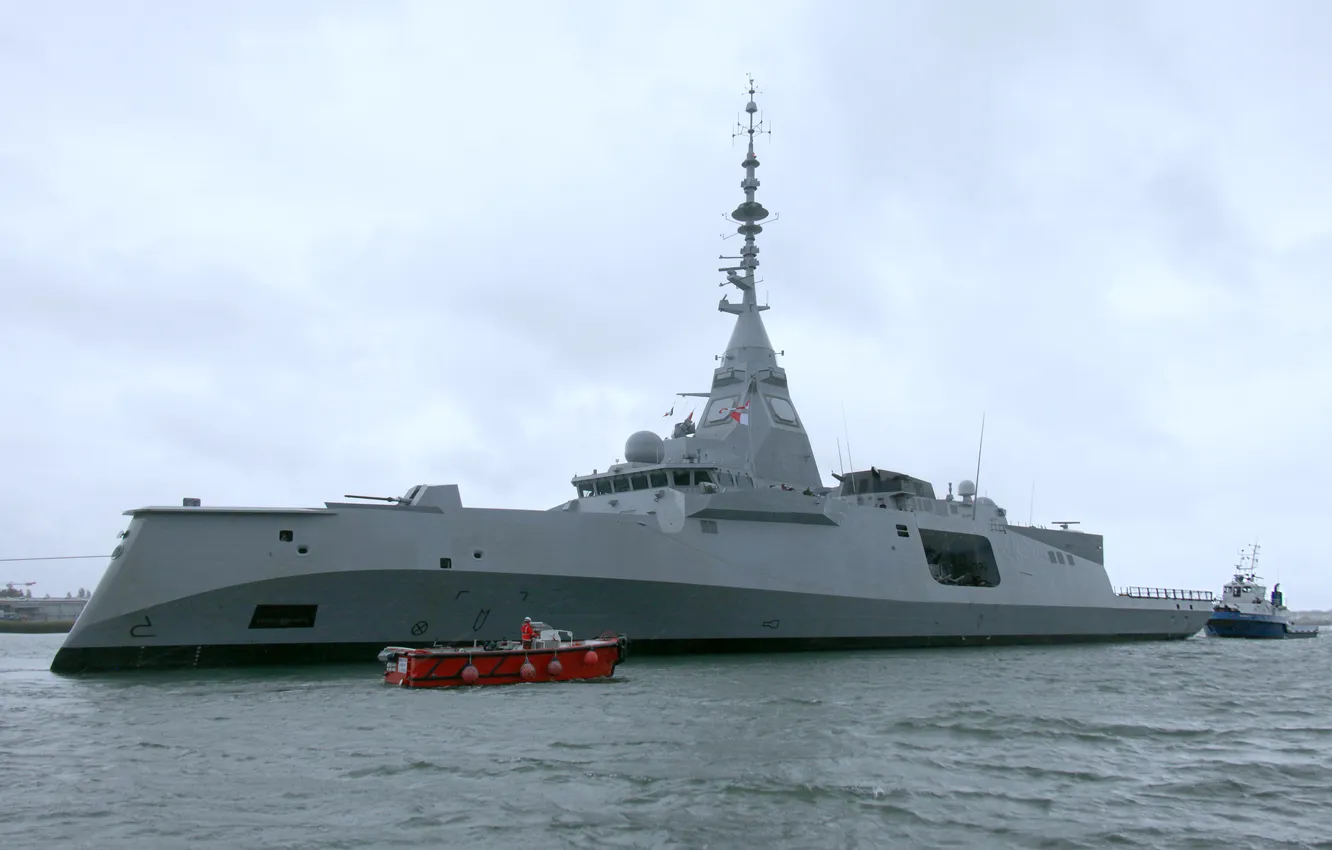 Photo wallpaper France, frigate, Amiral Ronarc'h