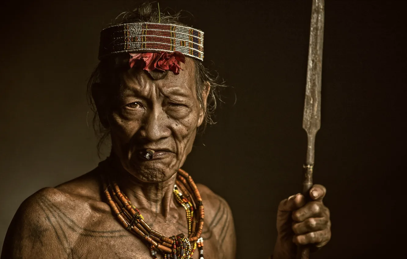 Photo wallpaper look, portrait, male